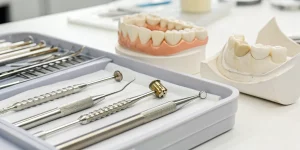 Hands-on tools and models for a dental extraction and grafting course, part of the total course cost.