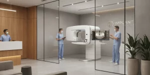 Modern CBCT scanner in a dental clinic for 3D implant planning